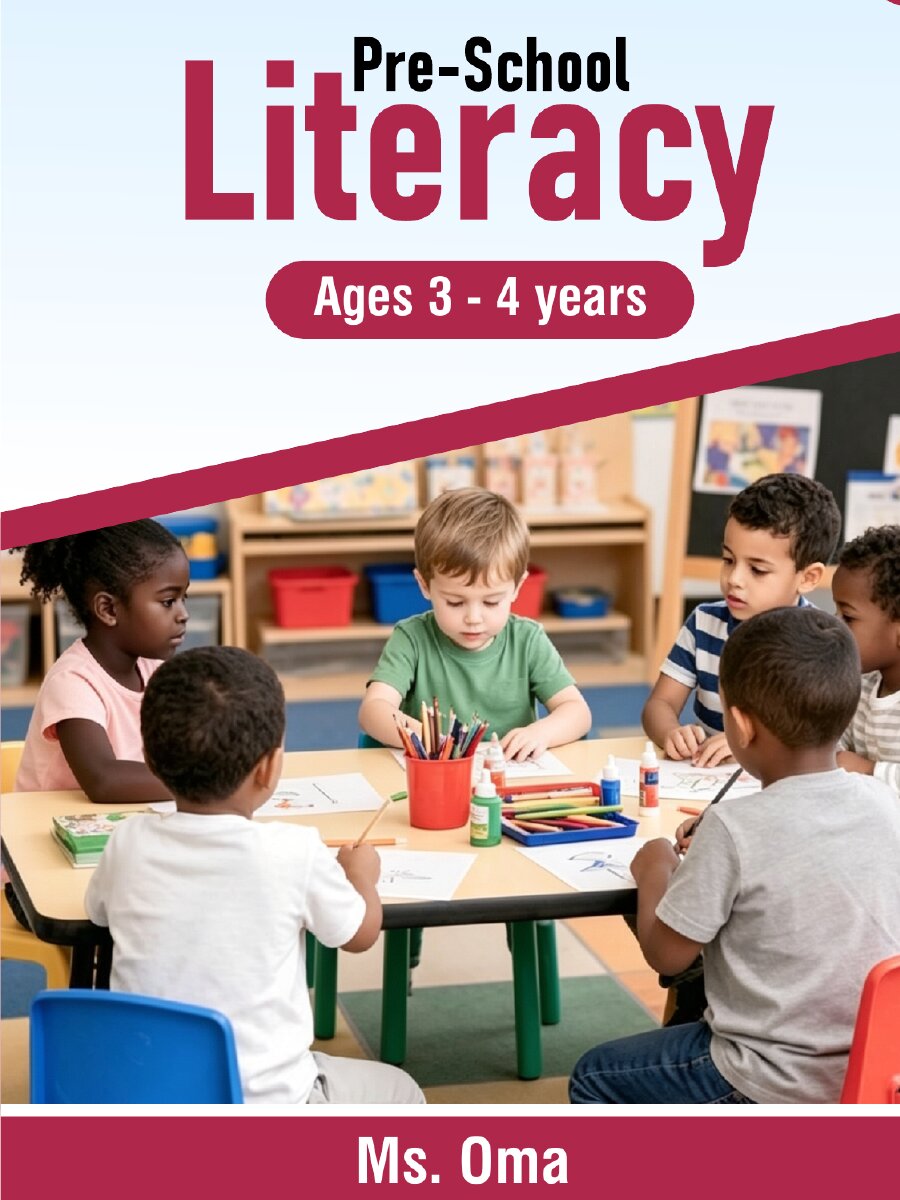 Read with Ms. Oma: Pre-Literacy Workbook book cover